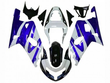 Blau Weiß GSXR 600 / 750 K1 K2 K3 2001-2003 Verkleidungen