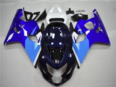 Blau Weiß GSXR 600 / 750 K4 2004-2005 Verkleidung