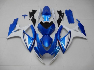 Blau Weiß GSXR 600 / 750 K6 2006-2007 Verkleidungen