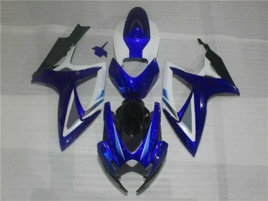 Blau Weiß GSXR 600 / 750 K6 2006-2007 Verkleidungen & Plastik