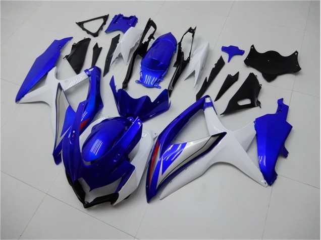 Blau Weiß GSXR 600 / 750 K8 2008-2010 Verkleidungen Komplett Sets