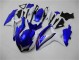 Blau Weiß GSXR 600 / 750 K8 2008-2010 Verkleidungen Komplett Sets