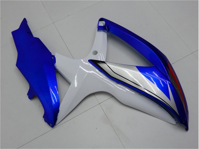 Blau Weiß GSXR 600 / 750 K8 2008-2010 Verkleidungen Komplett Sets