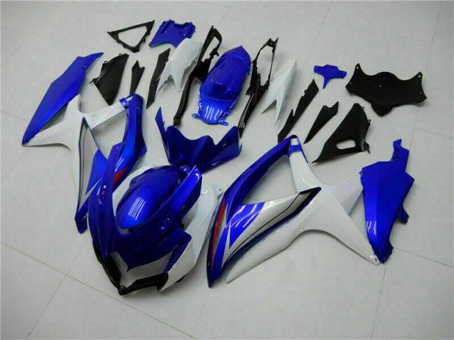 Blau Weiß GSXR 600 / 750 K8 2008-2010 Verkleidungen Blau Weiß GSXR 600 / 750 K8 2008-2010 Verkleidungen