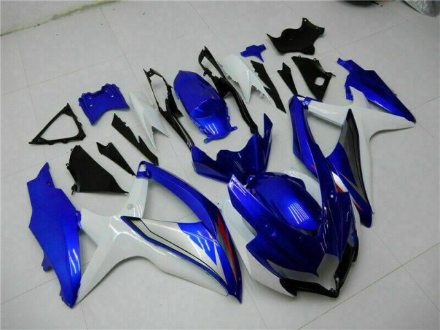 Blau Weiß GSXR 600 / 750 K8 2008-2010 Verkleidungen Blau Weiß GSXR 600 / 750 K8 2008-2010 Verkleidungen