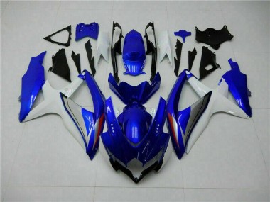 Blau Weiß GSXR 600 / 750 K8 2008-2010 Verkleidungen