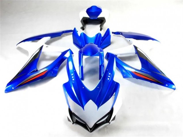 Blau Weiß GSXR 600 / 750 K8 2008-2010 Verkleidungen & Plastik Blau Weiß GSXR 600 / 750 K8 2008-2010 Verkleidungen & Plastik