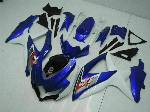 Blau Weiß GSXR 600 / 750 K8 2008-2010 Vollverkleidung