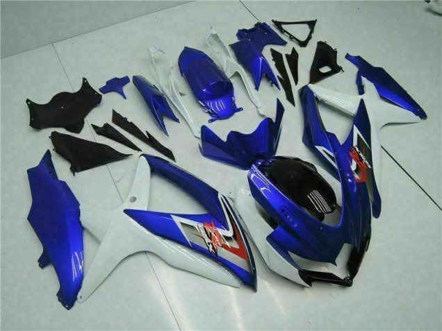Blau Weiß GSXR 600 / 750 K8 2008-2010 Vollverkleidung