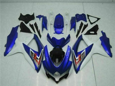 Blau Weiß GSXR 600 / 750 K8 2008-2010 Vollverkleidung