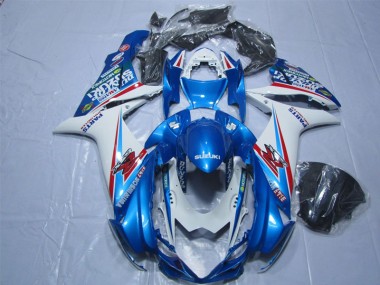 Blau Weiß GSXR 600 K11 2011-2024 Verkleidungen