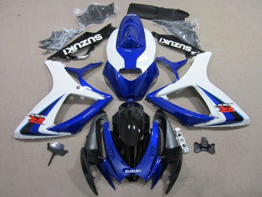 Blau Weiß GSXR 600 K6 2006-2007 Verkleidung