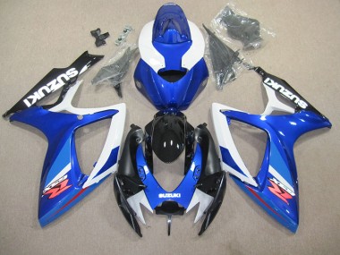 Blau Weiß GSXR 600 K6 2006-2007 Vollverkleidung