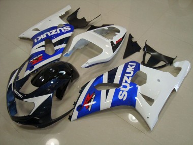 Blau Weiß GSXR 750 K1 K2 K3 2001-2003 Verkleidung