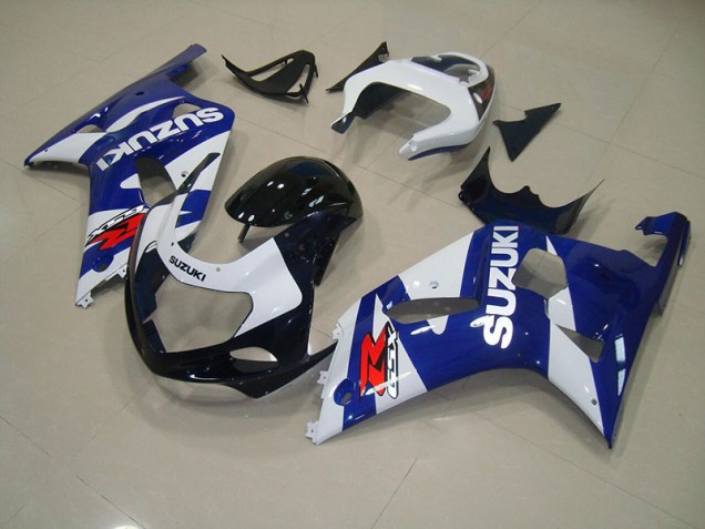 Blau Weiß GSXR 750 K1 K2 K3 2001-2003 Verkleidungen Blau Weiß GSXR 750 K1 K2 K3 2001-2003 Verkleidungen