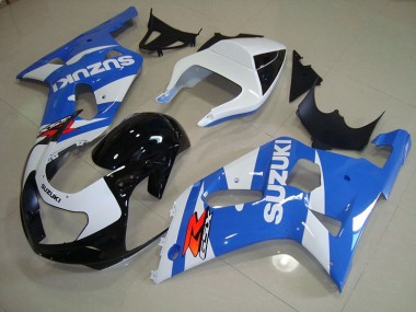 Blau Weiß GSXR 750 K1 K2 K3 2001-2003 Vollverkleidung