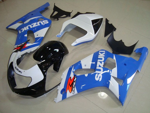 Blau Weiß GSXR 750 K1 K2 K3 2001-2003 Vollverkleidung Blau Weiß GSXR 750 K1 K2 K3 2001-2003 Vollverkleidung
