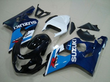 Blau Weiß GSXR 750 K4 2004-2005 Verkleidungen