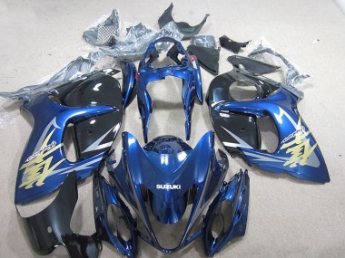 Blau Weiß Gold Aufkleber GSXR 1300 Hayabusa 2008-2019 Verkleidungen