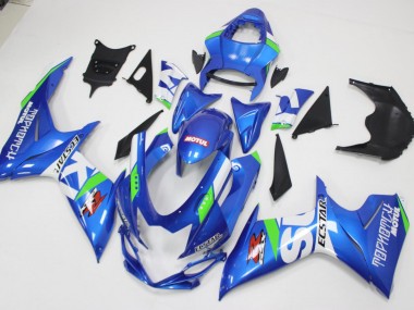 Blau Weiß Grün GSXR 600 / 750 K11 2011-2024 Verkleidungen