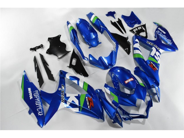 Blau Weiß Grün GSXR 600 / 750 K8 2008-2010 Verkleidungen Blau Weiß Grün GSXR 600 / 750 K8 2008-2010 Verkleidungen