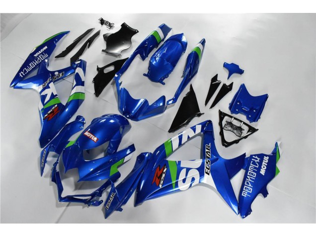 Blau Weiß Grün GSXR 600 / 750 K8 2008-2010 Verkleidungen Blau Weiß Grün GSXR 600 / 750 K8 2008-2010 Verkleidungen