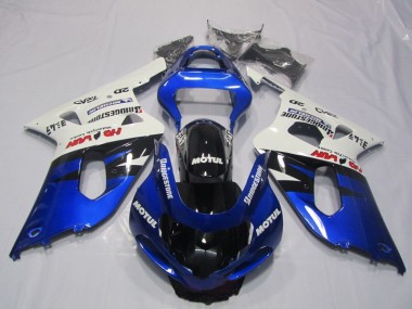 Blau Weiß Motul GSXR 600 K1 K2 K3 2001-2003 Verkleidungen