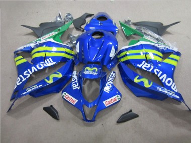 Blau Weiß Movistar CBR 600 RR 2009-2012 Verkleidungen