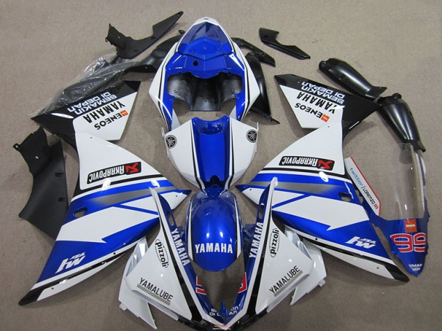 Blau Weiß R1 2012-2014 Verkleidungen Blau Weiß R1 2012-2014 Verkleidungen
