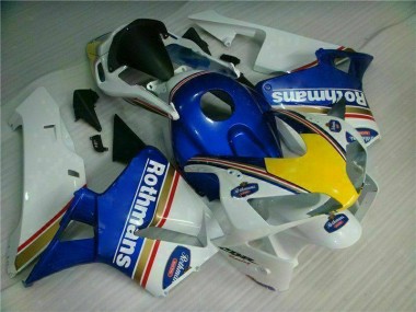 Blau Weiß Rothmans CBR 600 RR 2003-2004 Verkleidungen