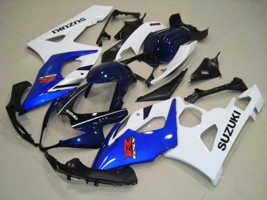 Blau Weiß Schwarz GSXR 1000 K5 2005-2006 Verkleidungen