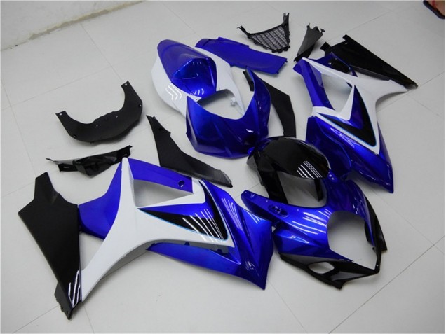 Blau Weiß Schwarz GSXR 1000 K7 2007-2008 Verkleidungen Blau Weiß Schwarz GSXR 1000 K7 2007-2008 Verkleidungen