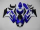 Blau Weiß Schwarz GSXR 1000 K7 2007-2008 Verkleidungen Blau Weiß Schwarz GSXR 1000 K7 2007-2008 Verkleidungen