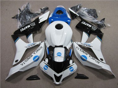 Blau Weiß Schwarz Konica Minolta MAPEI CBR 600 RR 2007-2008 Verkleidungen