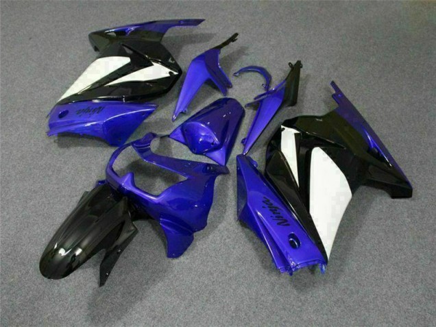 Blau Weiß Schwarz Ninja EX250 2008-2012 Verkleidungen Blau Weiß Schwarz Ninja EX250 2008-2012 Verkleidungen