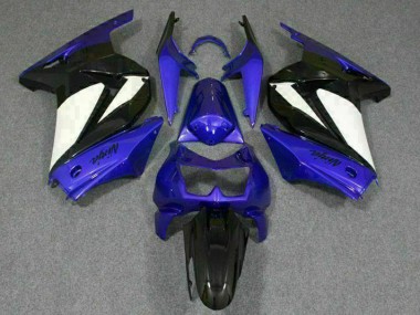 Blau Weiß Schwarz Ninja EX250 2008-2012 Verkleidungen