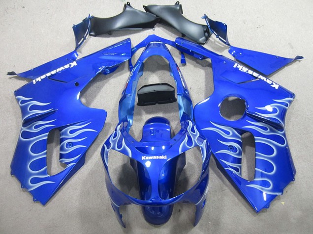 Blau Weiße Flamme ZX12R 2002-2006 Verkleidungen Blau Weiße Flamme ZX12R 2002-2006 Verkleidungen