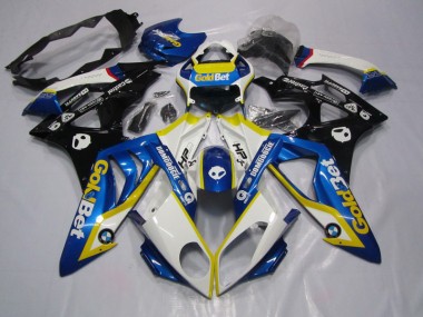 Blau Weiße GoldBet S1000RR 2009-2014 Verkleidung