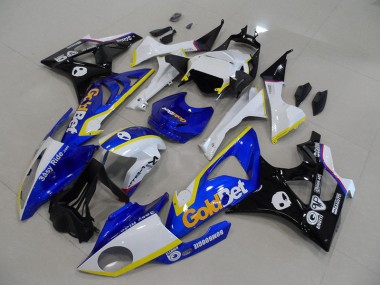 Blau Weiße GoldBet S1000RR 2009-2014 Verkleidungen