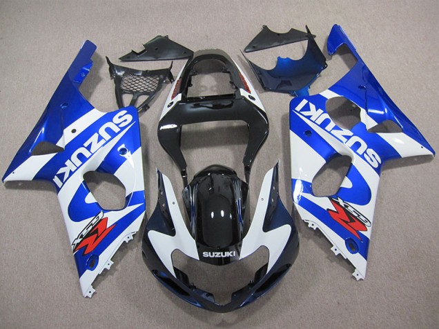 Blau Weißer Aufkleber GSXR 1000 K1 2000-2002 Verkleidungen Blau Weißer Aufkleber GSXR 1000 K1 2000-2002 Verkleidungen