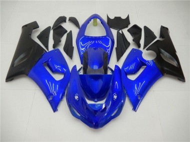 Blau ZX6R 2005-2006 Verkleidungen