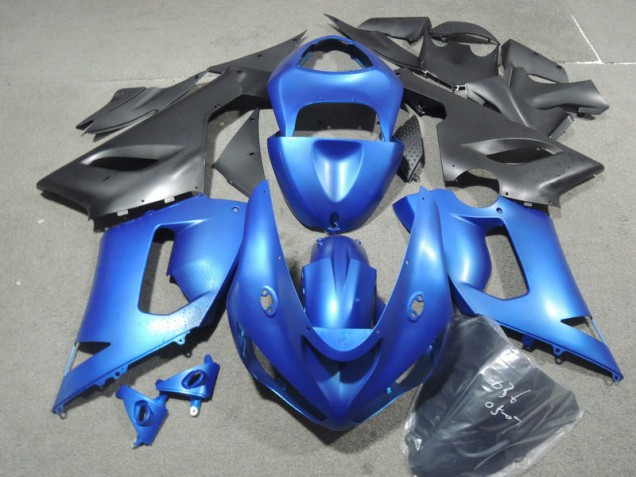 Blau ZX6R 2005-2006 Vollverkleidung