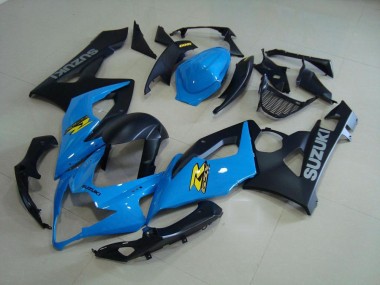 Blau und Matt Schwarz GSXR 1000 K5 2005-2006 Verkleidungen