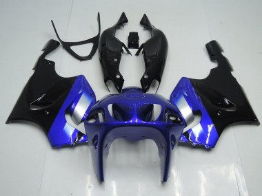 Blau und Schwarz ZX7R 1996-2003 Verkleidungen