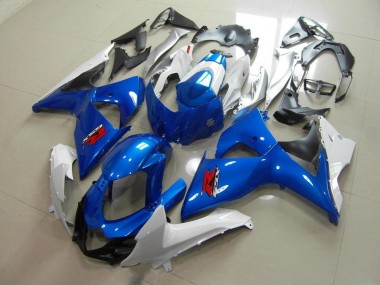 Blaur und Weißer OEM Stil GSXR 1000 K9 2009-2016 Verkleidung