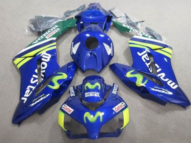 Blaus Movistar Castrol CBR 1000 RR 2004-2005 Verkleidungen