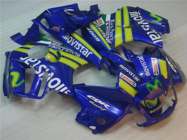 Blaus Movistar Castrol CBR 600 F3 1995-1998 Verkleidungen Blaus Movistar Castrol CBR 600 F3 1995-1998 Verkleidungen
