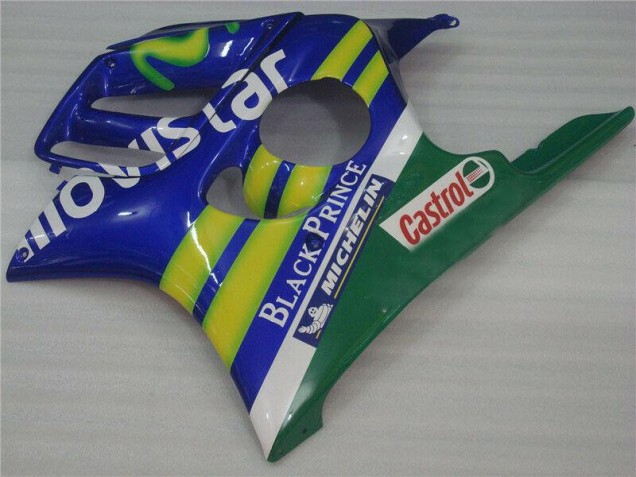 Blaus Movistar Castrol CBR 600 F3 1995-1998 Verkleidungen Blaus Movistar Castrol CBR 600 F3 1995-1998 Verkleidungen