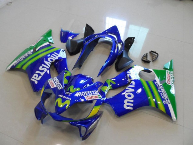 Blaus Movistar Castrol CBR 600 F4i 2004-2007 Verkleidungen Blaus Movistar Castrol CBR 600 F4i 2004-2007 Verkleidungen