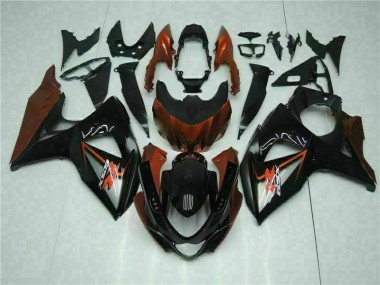 Braun Schwarz GSXR 1000 K9 2009-2016 Verkleidungen